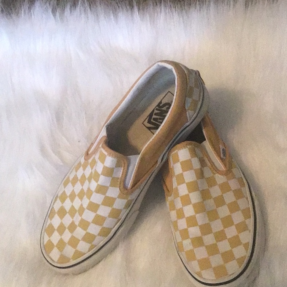 Women’s Van’s slip-on’s Mustard Yellow